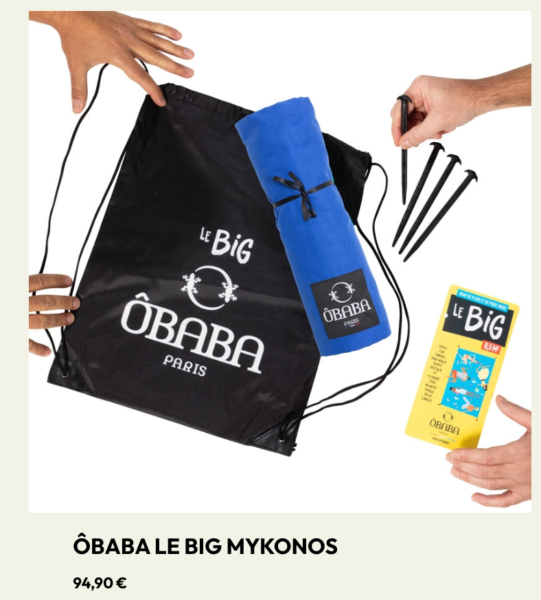 LA TOALLA DE PLAYA GRANDE - OBABA