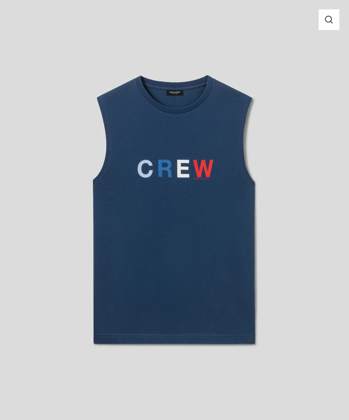MUSCLE SLEEVELESS T-SHIRT CREW - RON DORFF