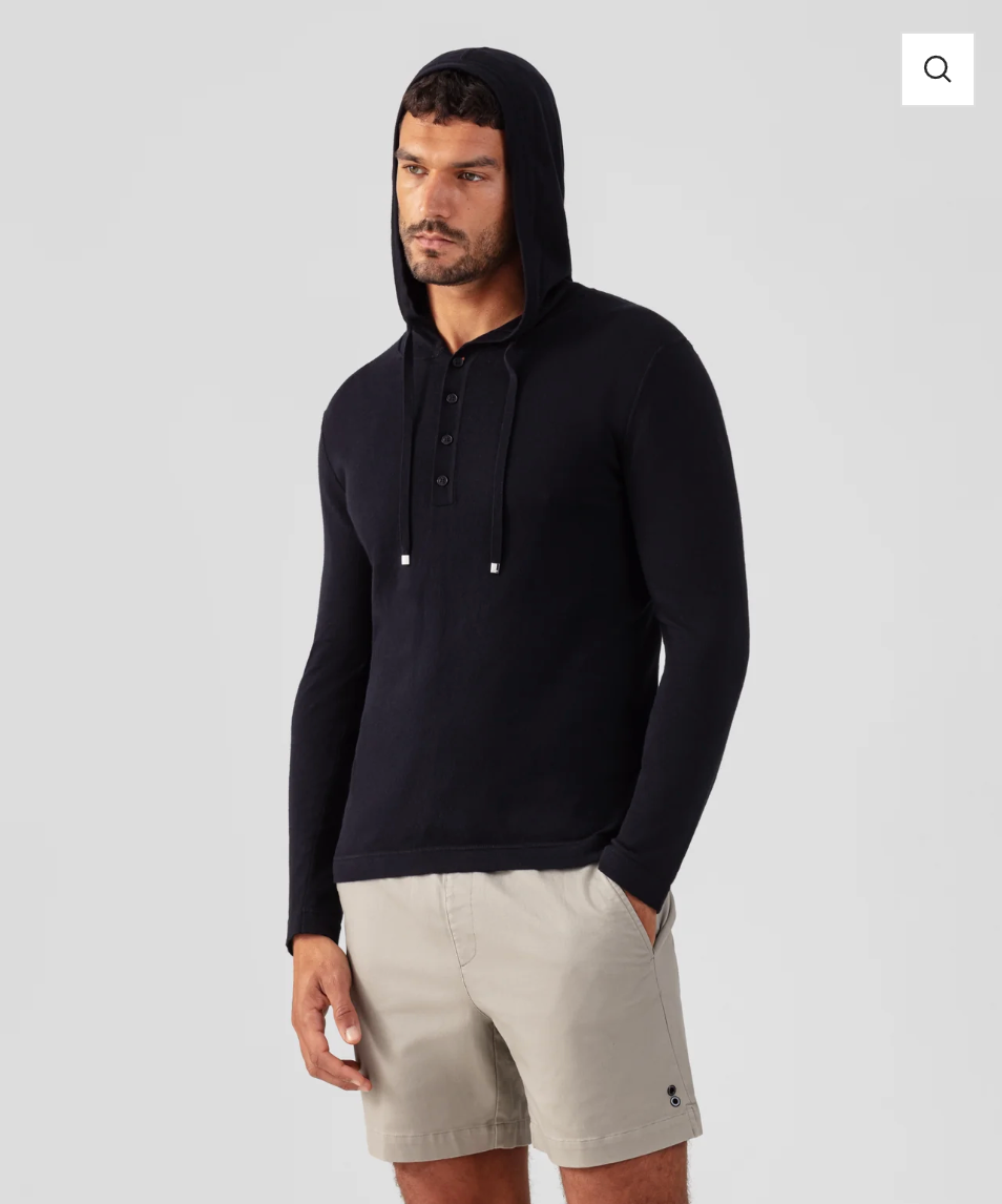 Sweat Hoodie léger coton / soie 3 COLORIS - RON DORFF