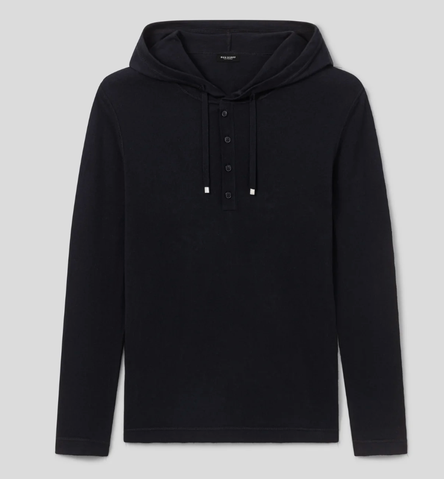 Sweat Hoodie léger coton / soie 3 COLORIS - RON DORFF