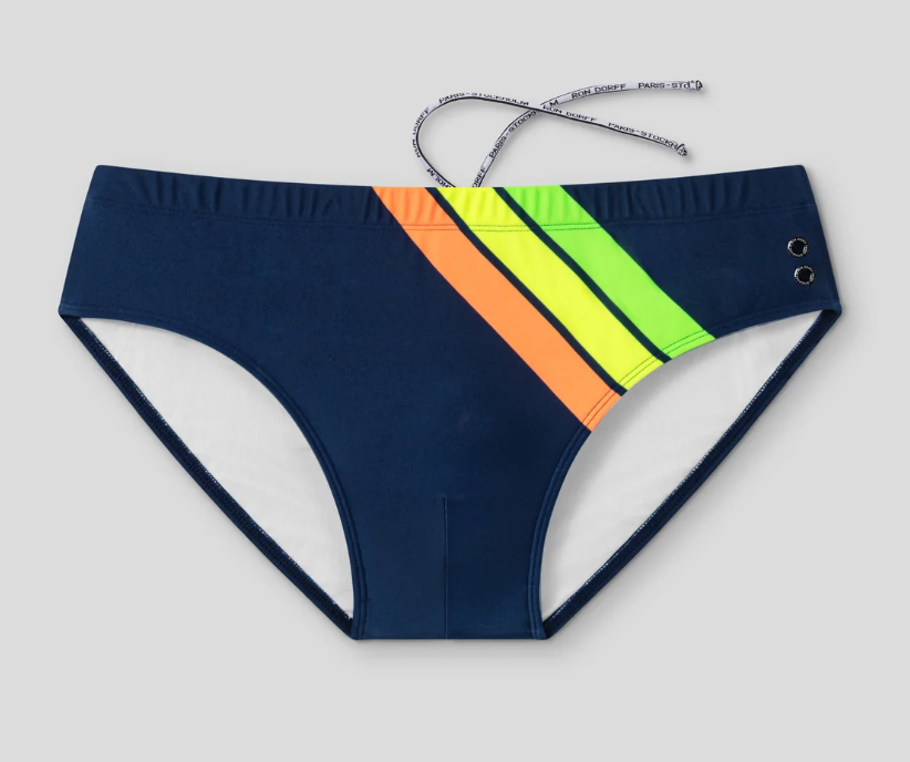 SWIM TRUNK / BRIEF STRIPES RON DORFF + 15 COLORS! - RON DORFF