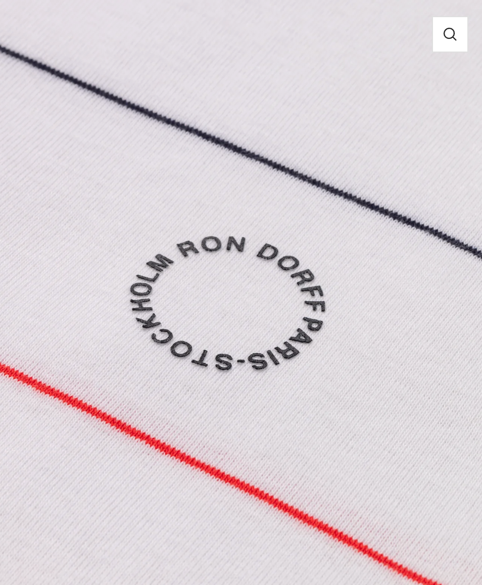 TANK TOP RIBBED TENNIS STRIPES - RON DORFF