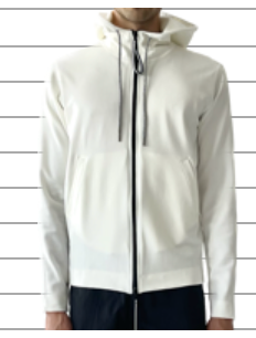 PUNTO MILANO COTTON ZIPPERED HOODIE SWEATSHIRT - DANWARD