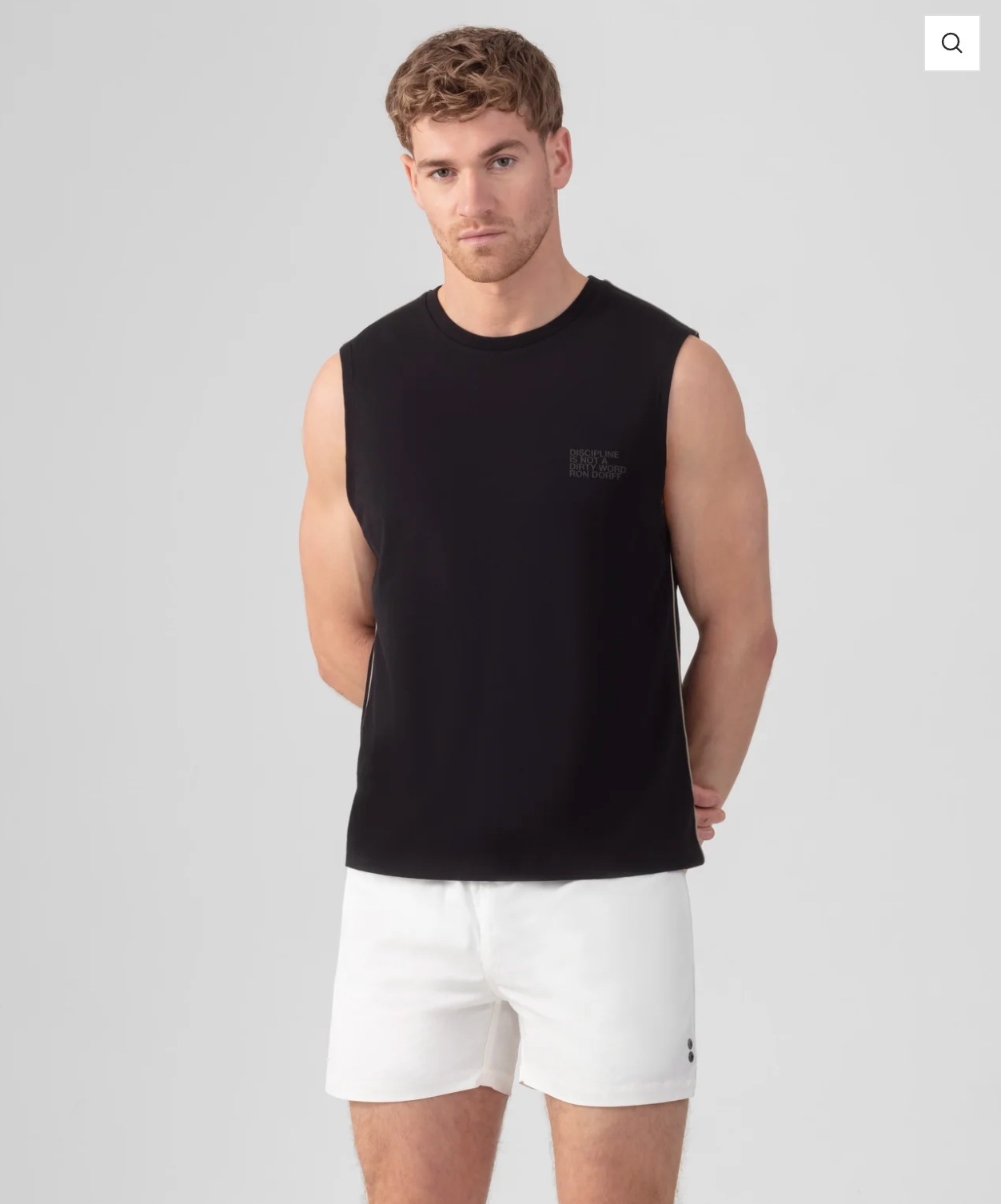 CAMISETA MUSCULAR SIN MANGAS / TUBO DISCIPLINA - RON DORFF