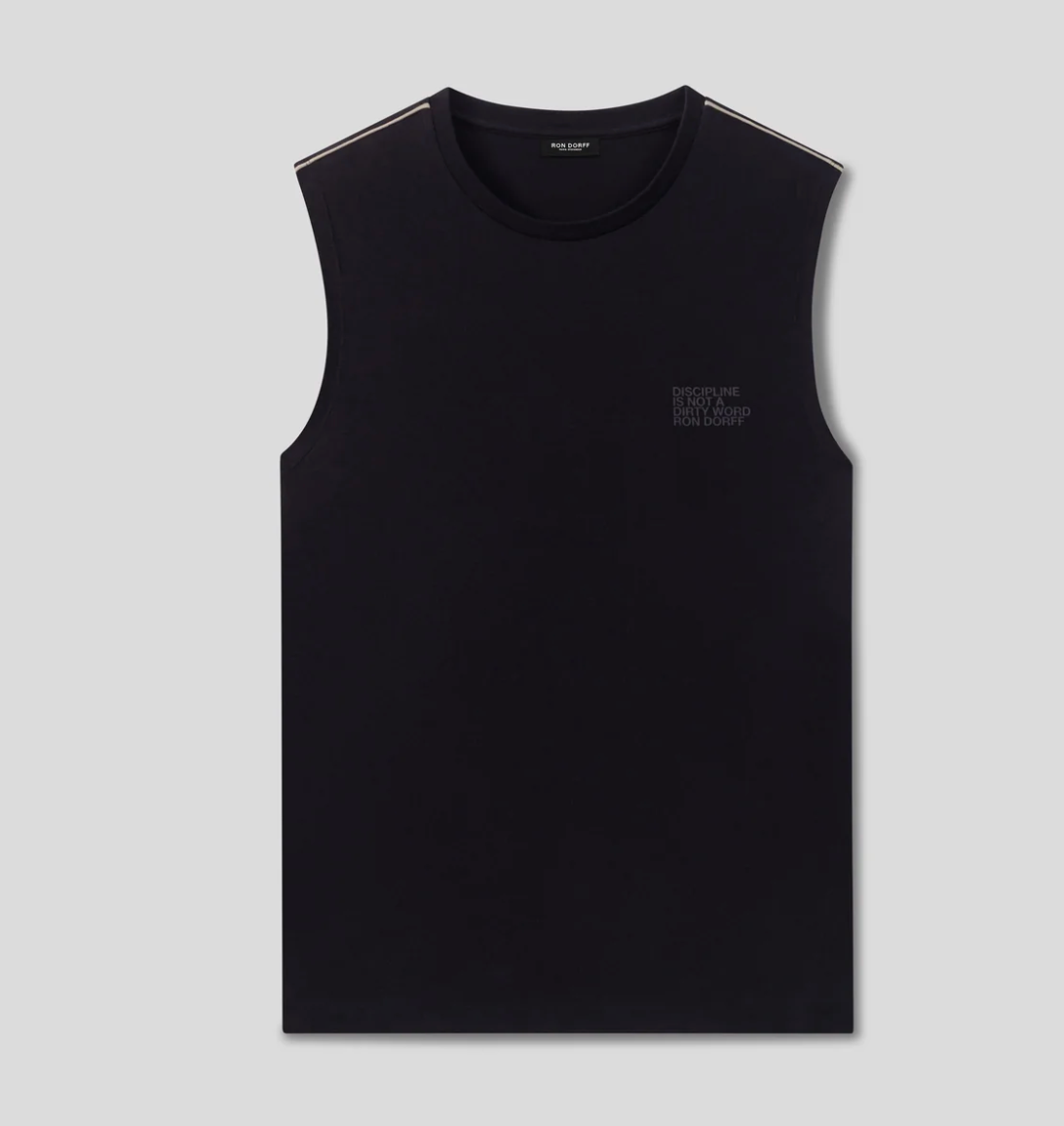 CAMISETA MUSCULAR SIN MANGAS / TUBO DISCIPLINA - RON DORFF