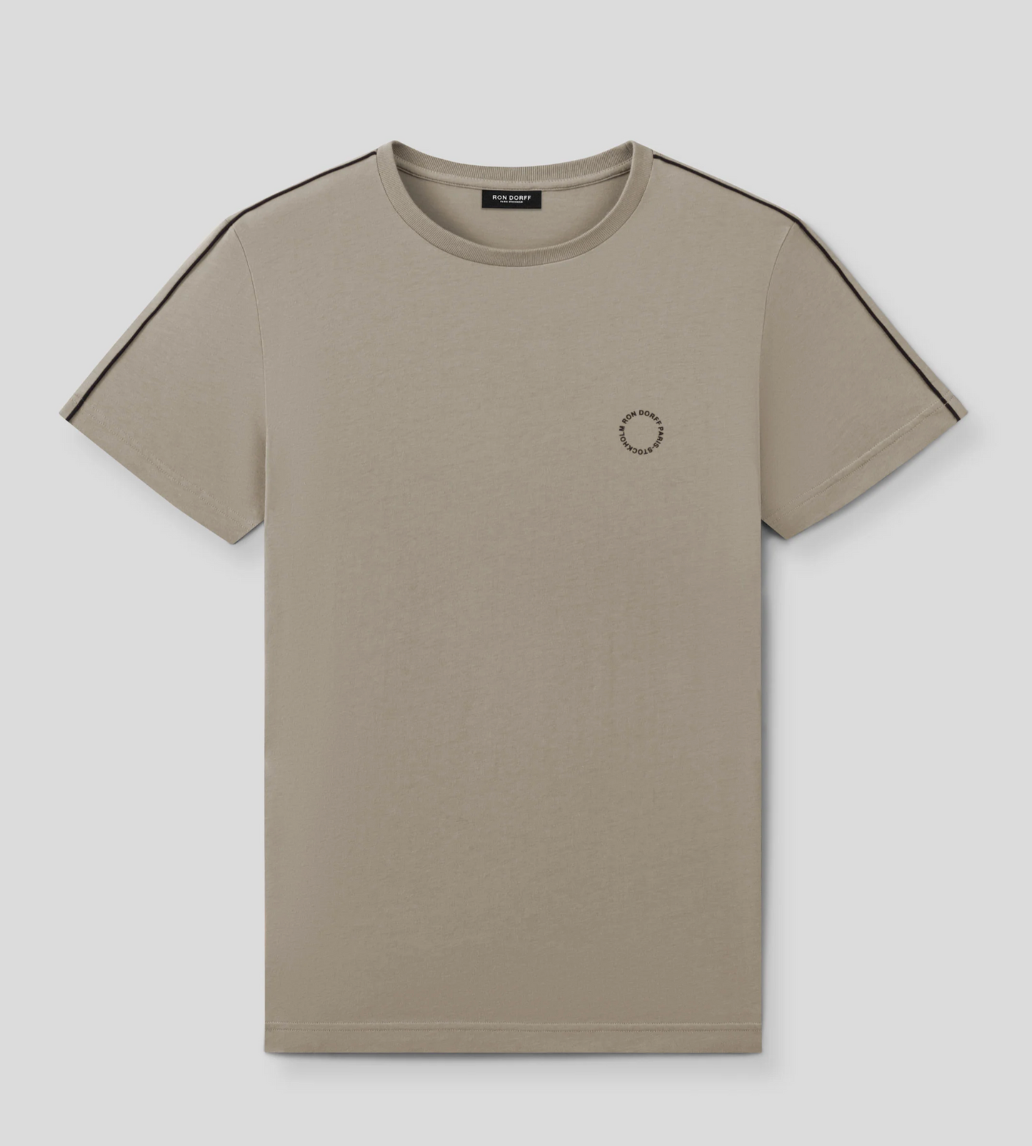 ORGANIC COTTON T-SHIRT / PIPING - RON DORFF