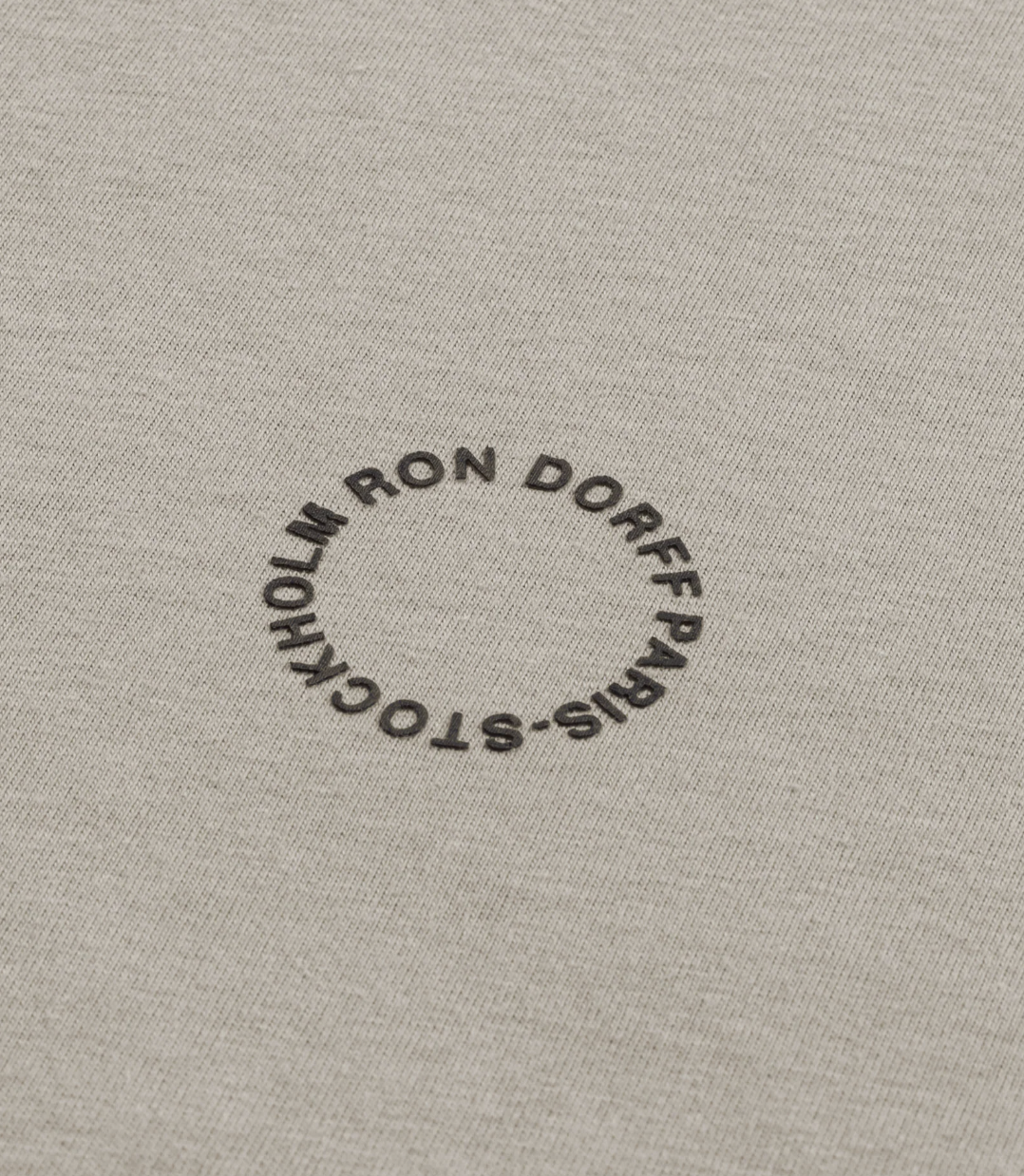 ORGANIC COTTON T-SHIRT / PIPING - RON DORFF