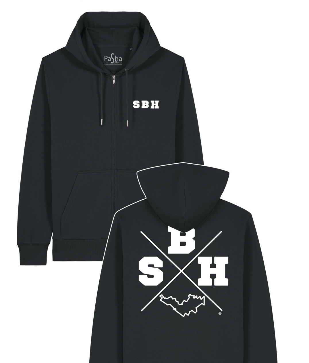 HOODY ZIP SWEATSHIRT X SBH ®️ MC - PASHA ST BARTH