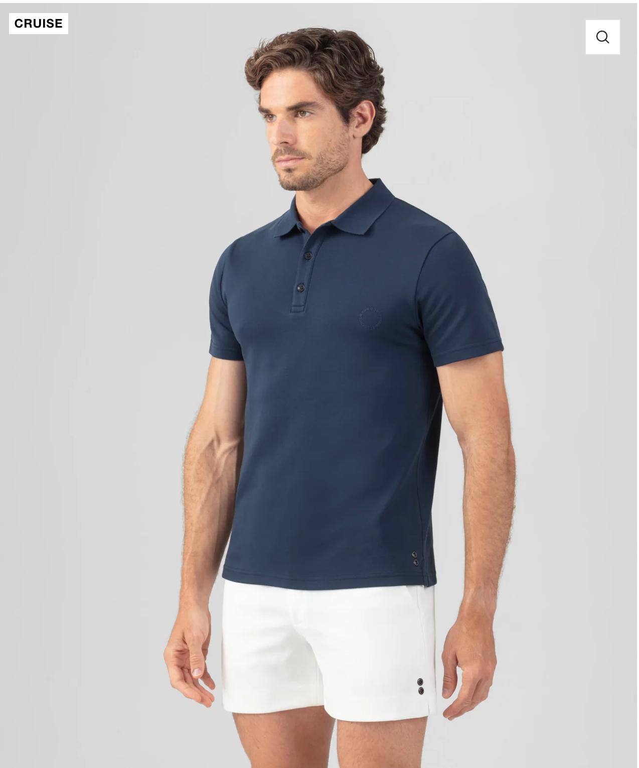 POLO DE ALGODÓN PESADO AZUL O BLANCO - RON DORFF