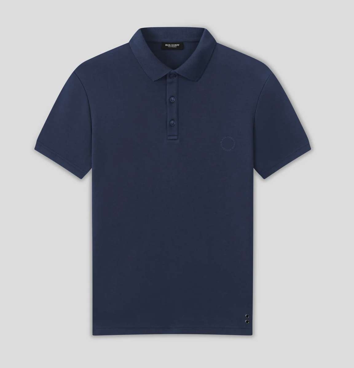 POLO DE ALGODÓN PESADO AZUL O BLANCO - RON DORFF