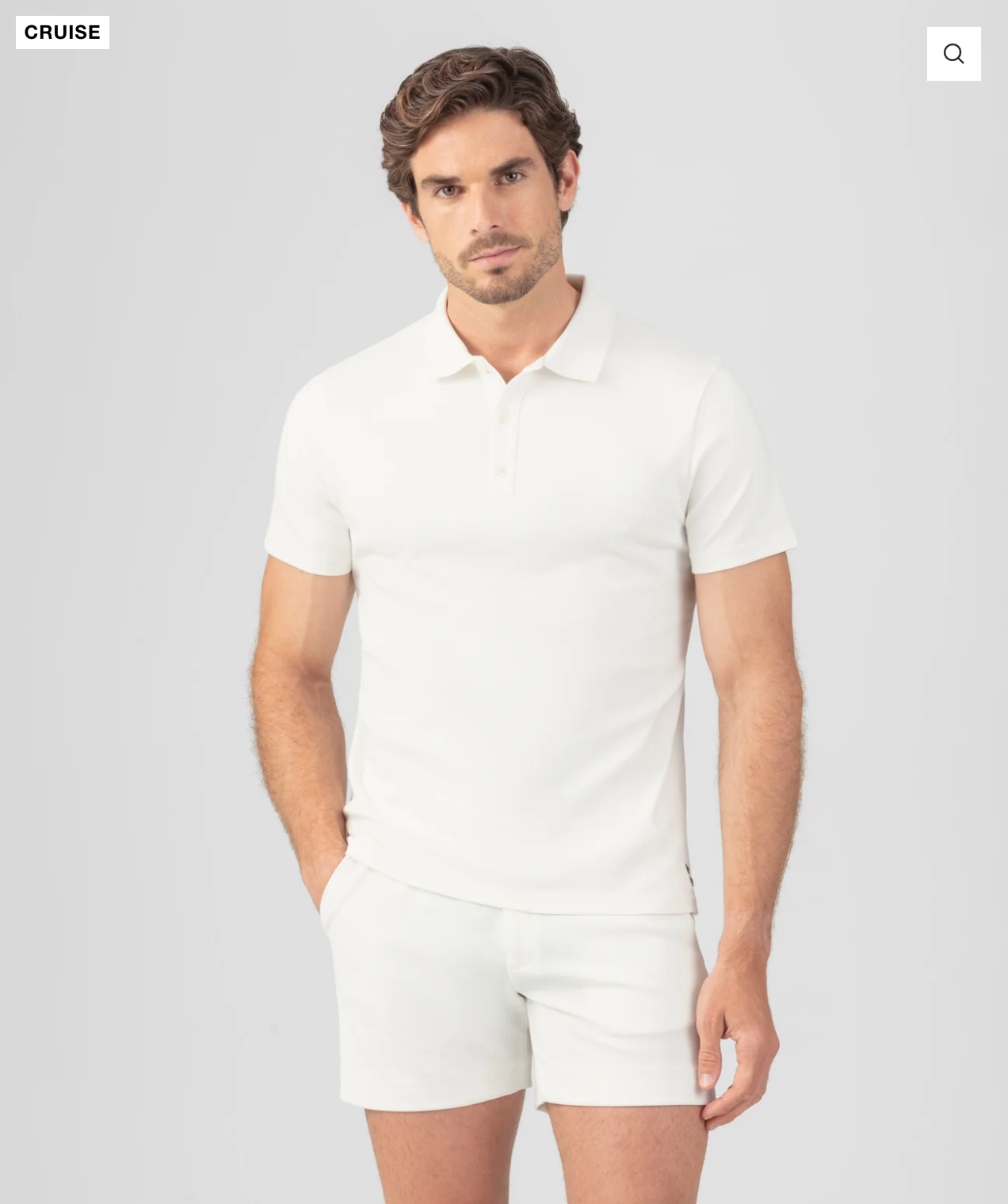 POLO DE ALGODÓN PESADO AZUL O BLANCO - RON DORFF