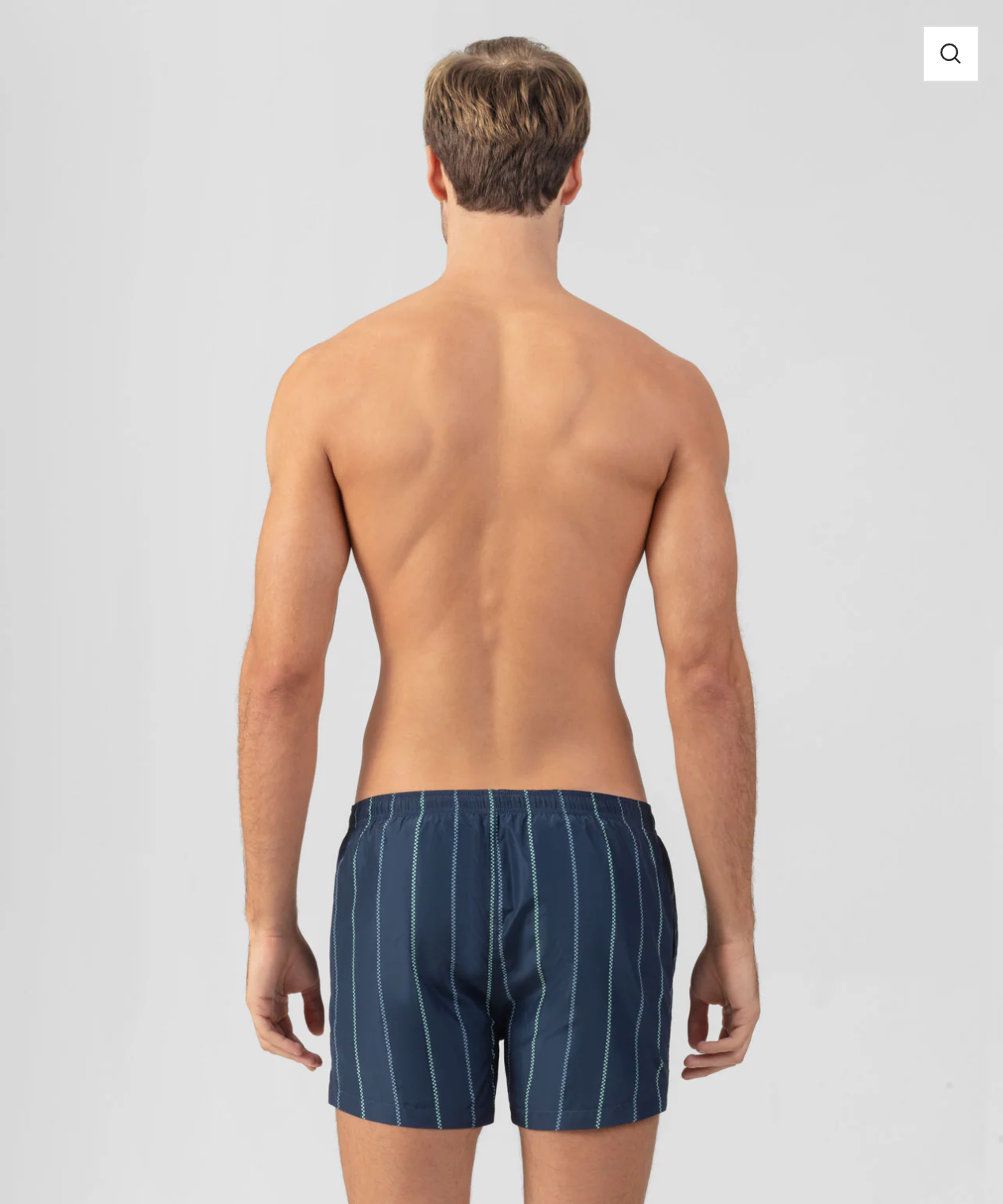 BAÑADOR CORTO CON ESTAMPADO DE RAYAS DE PESCADOR - RON DORFF