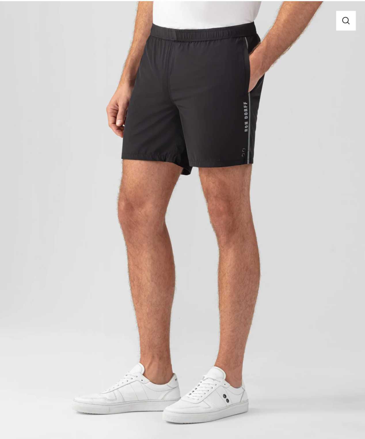 PANTALONES CORTOS PARA GIMNASIO / RIBETES REFLECTANTES - RON DORFF