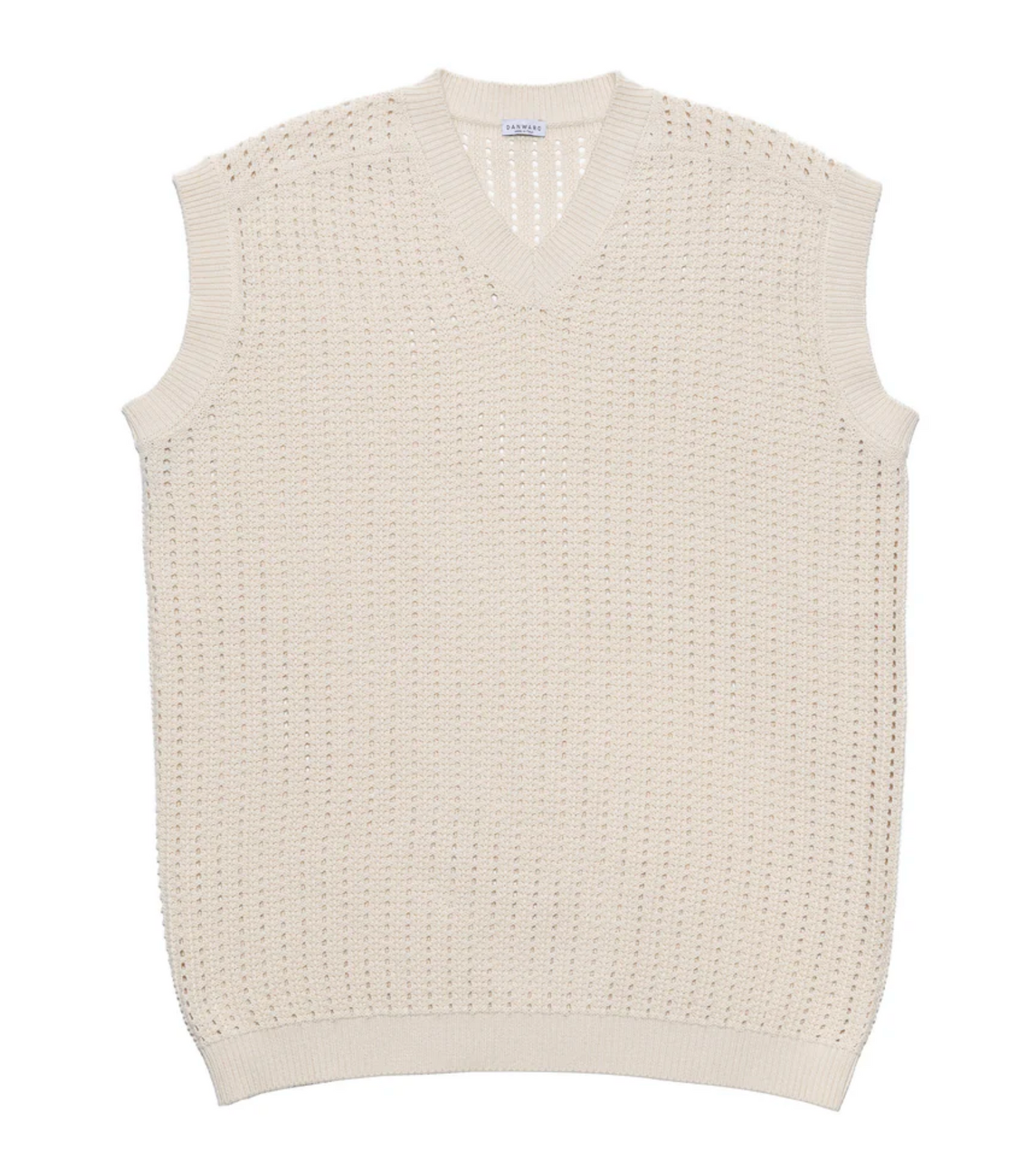 GILET COTTON V NECK KNITTED - 4 colors - DANWARD