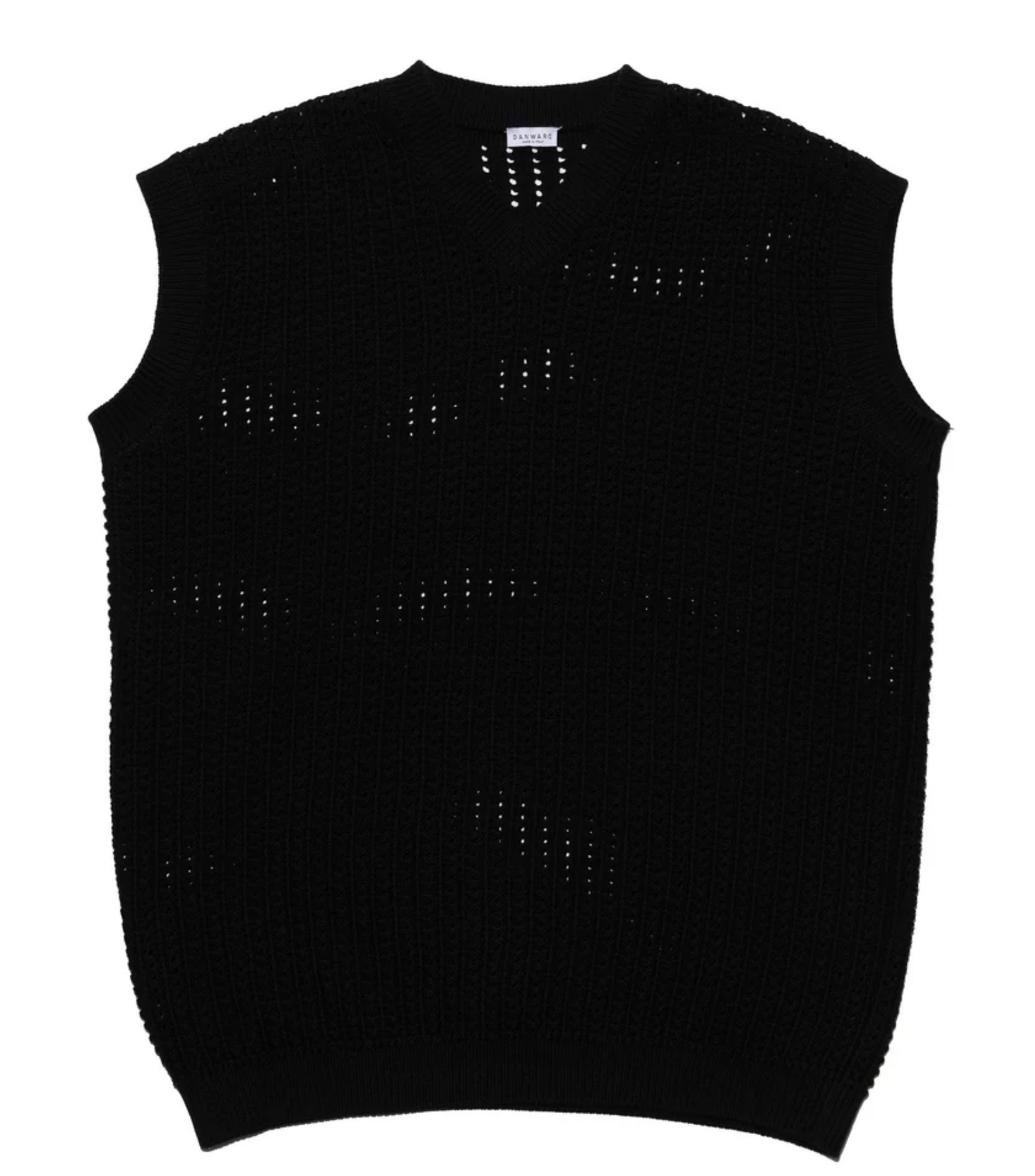 GILET COTTON V NECK KNITTED - 4 colors - DANWARD