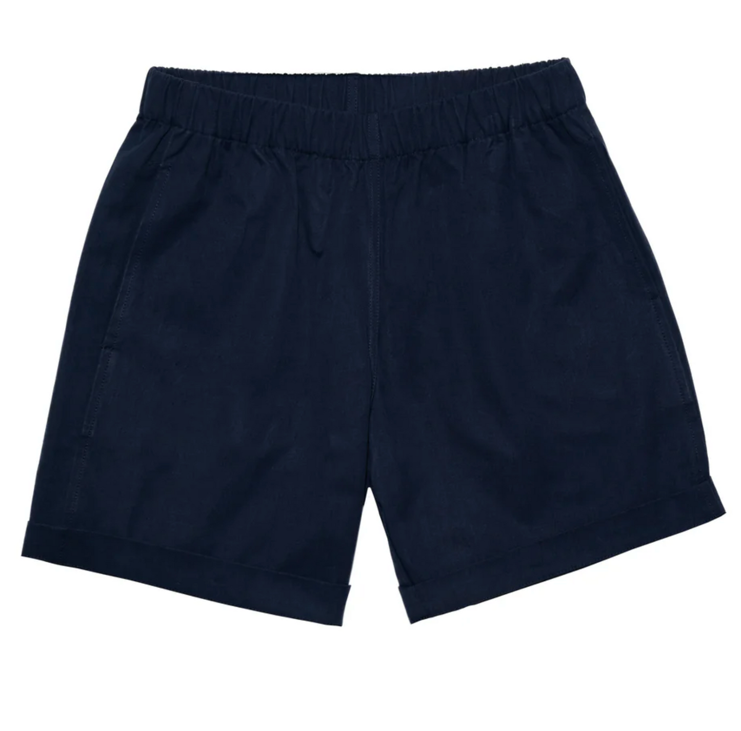 SHORTS DE SARGA DE ALGODÓN ELÁSTICO NEGRO - DANWARD