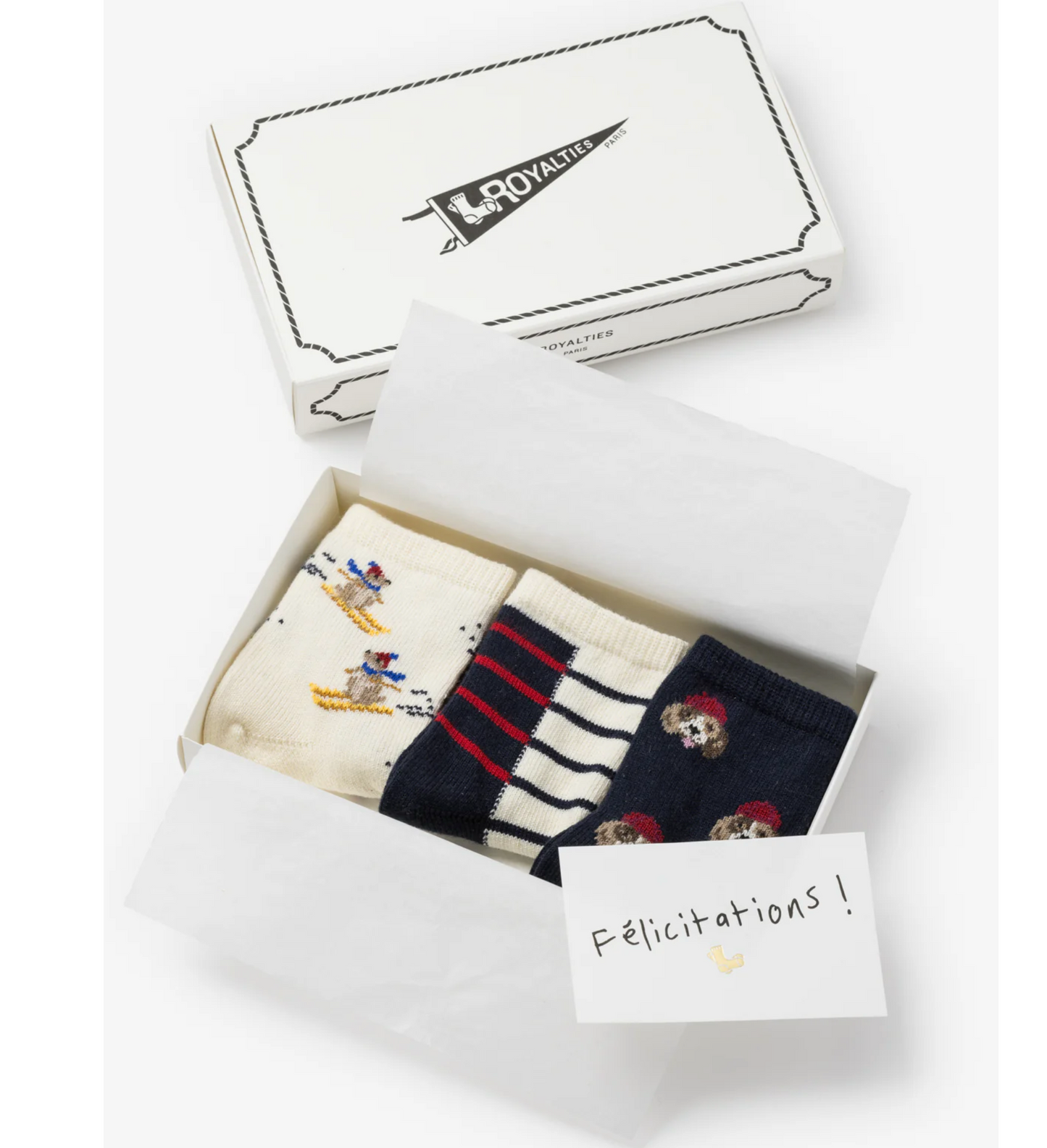SOCK BIRTH BOX - ROYALTY PARIS