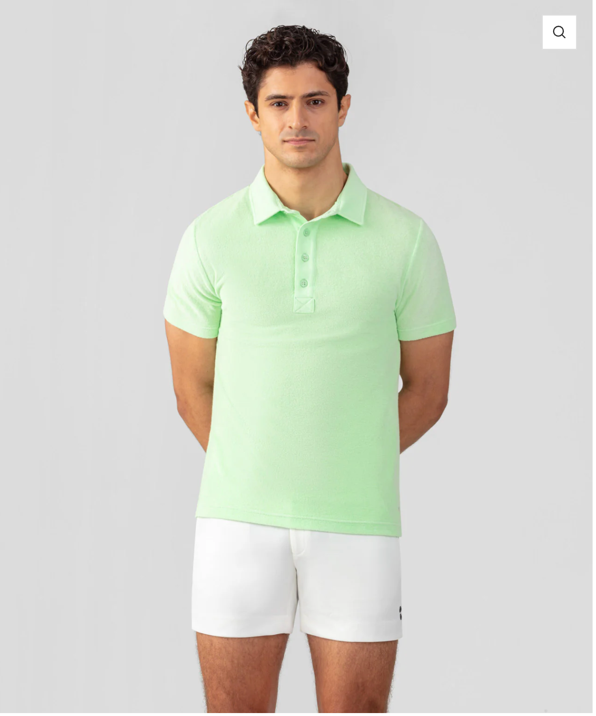 COTTON TERRY POLO SHIRT WITH PIQUÉ COLLAR - RON DORFF