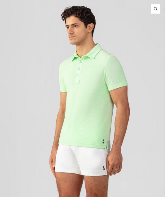 POLO EN COTON TERRY AVEC COL PIQUÉ - RON DORFF