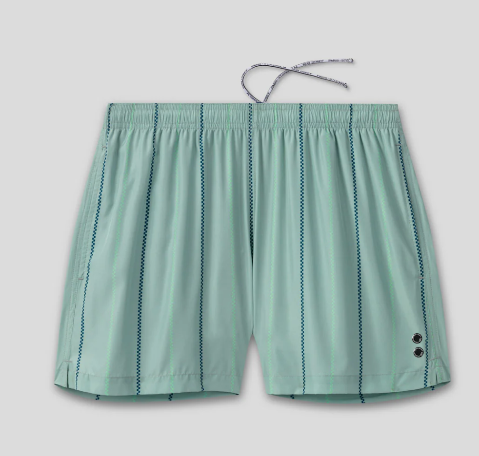 BAÑADOR CORTO CON ESTAMPADO DE RAYAS DE PESCADOR - RON DORFF