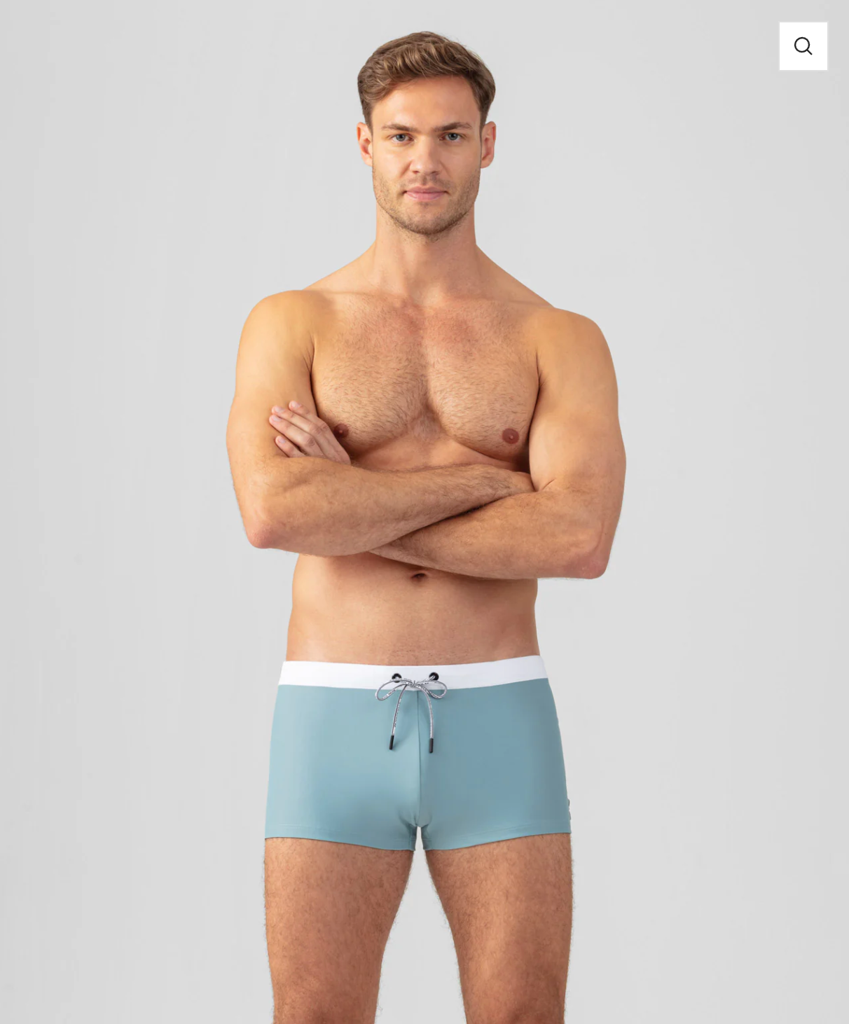 BOXER DE BAIN A CEINTURE CONTRASTÉE - RON DORFF