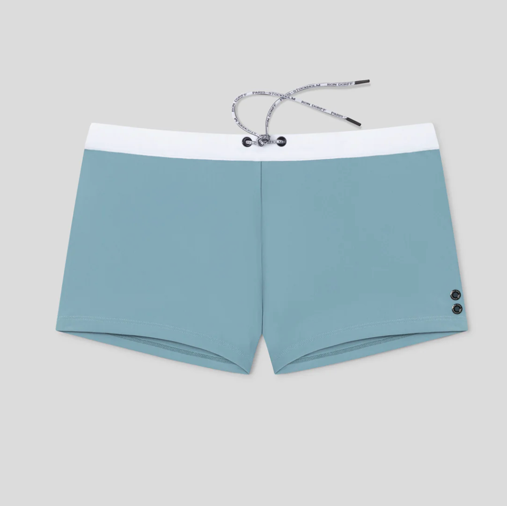 BOXER DE BAIN A CEINTURE CONTRASTÉE - RON DORFF