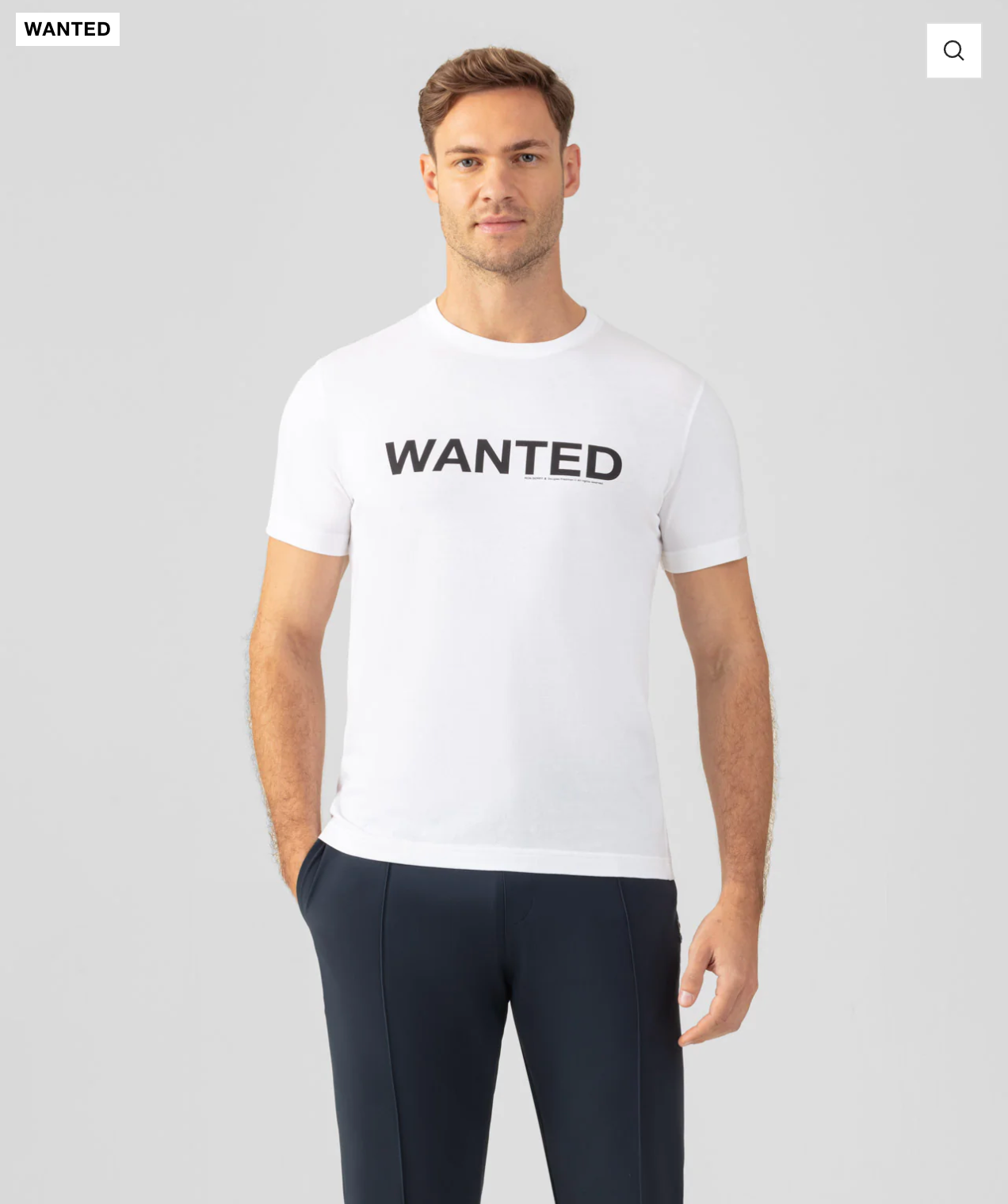 TEE SHIRT ORGANIC WANTED - RON DORFF
