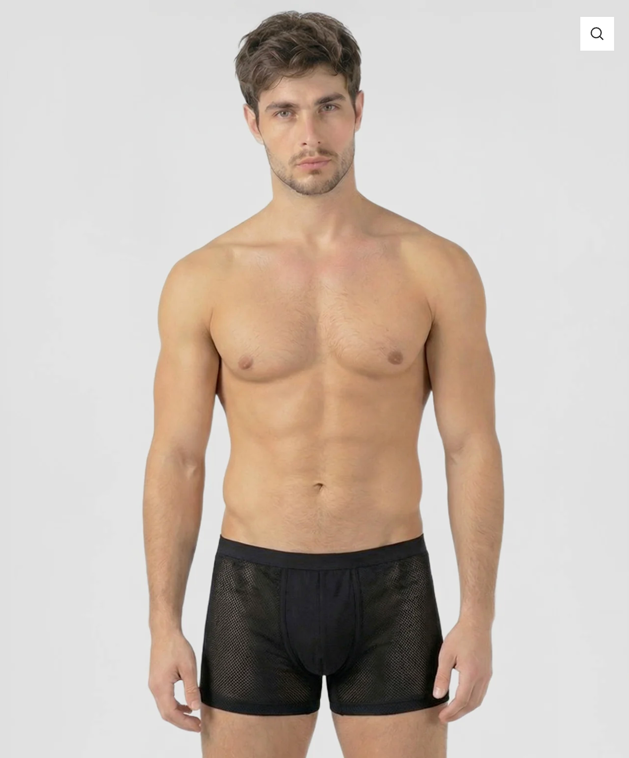Black mesh boxer shorts - Ron Dorff