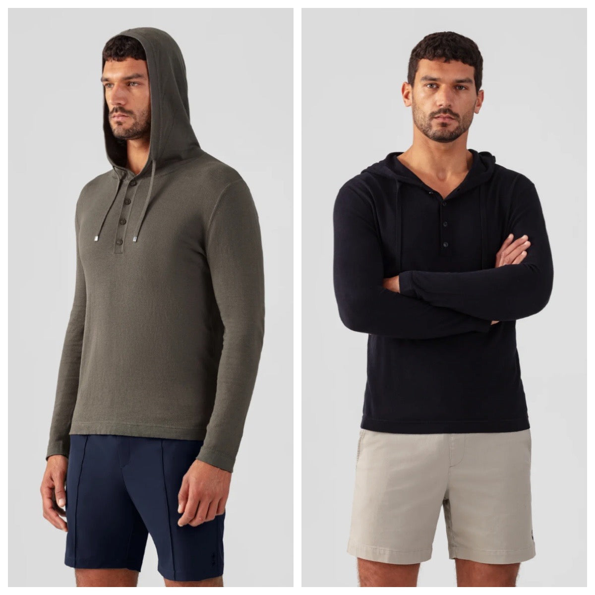 Sweat Hoodie léger coton / soie 3 COLORIS - RON DORFF