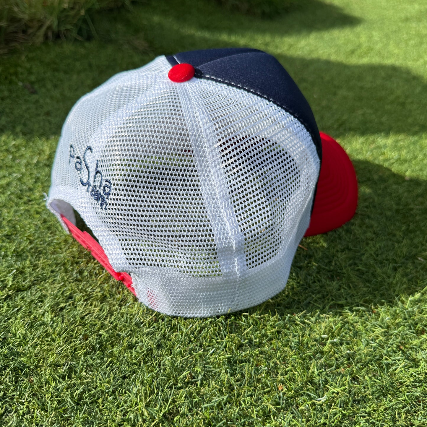 Cap TRUCKER FOAM SBH XXL NAVY / WHITE / RED X PASHA ST BARTH