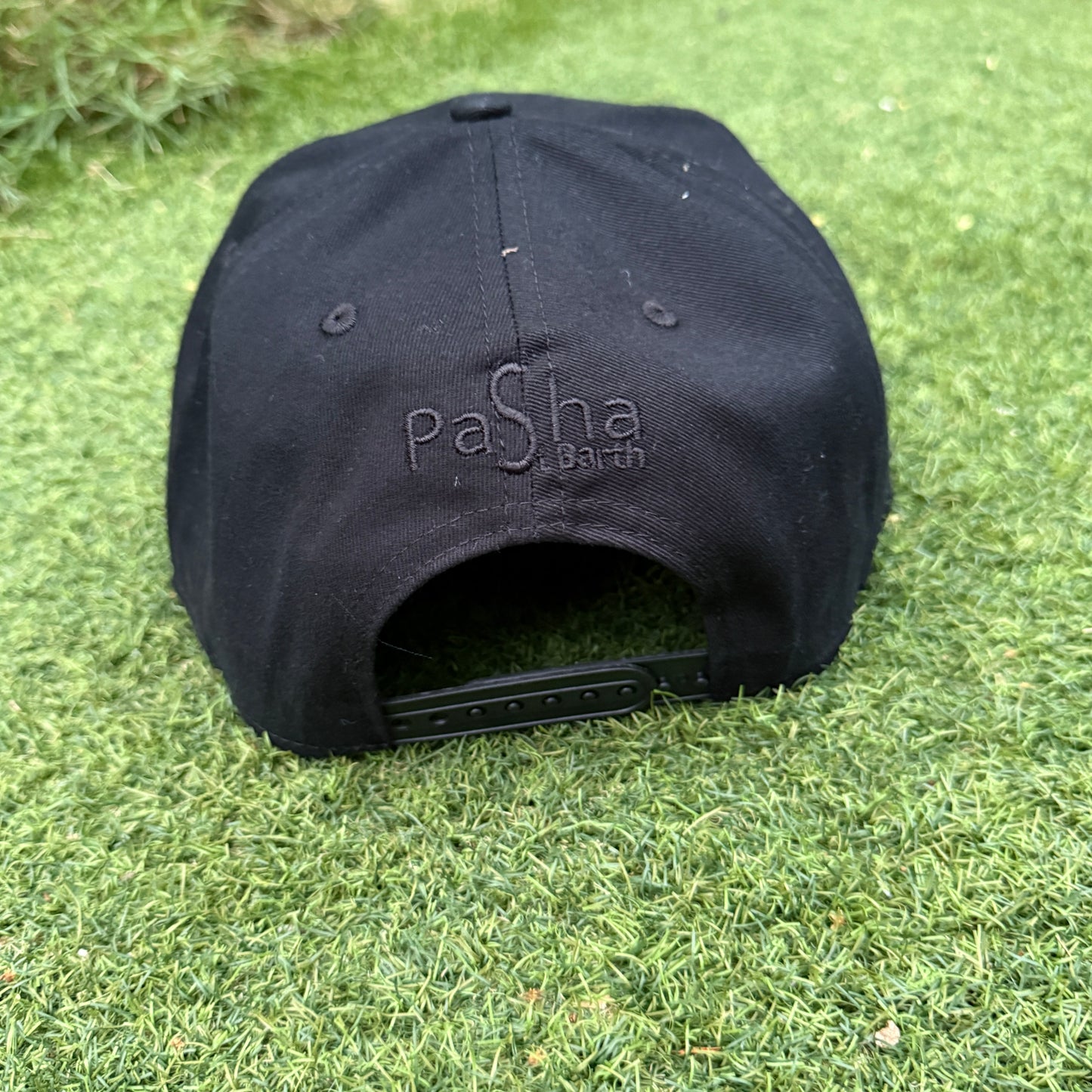 GORRA X SBH VISERA PLANA 3D NEGRO/NEGRO - PASHA ST BARTH
