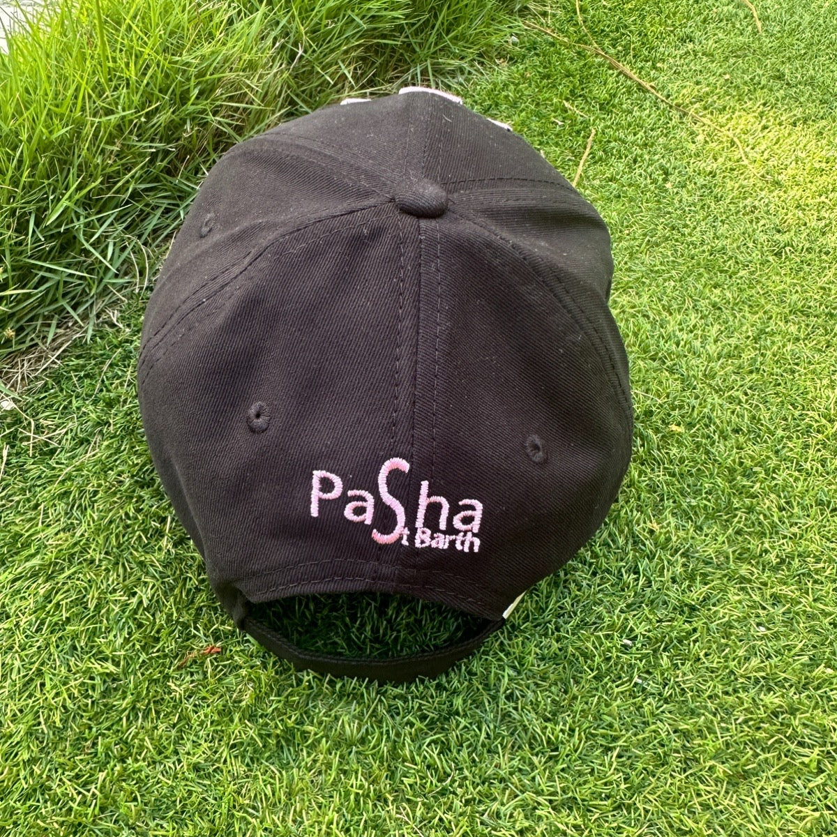 CAP X SBH 3D - NOIR / ROSE - PASHA ST BARTH