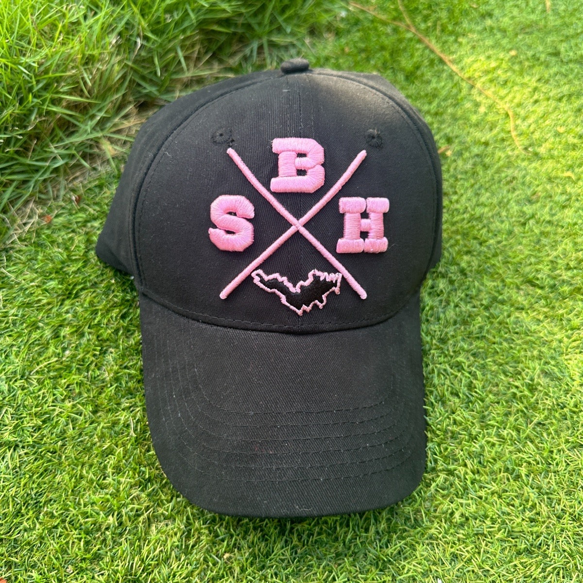 CAP X SBH 3D - NOIR / ROSE - PASHA ST BARTH