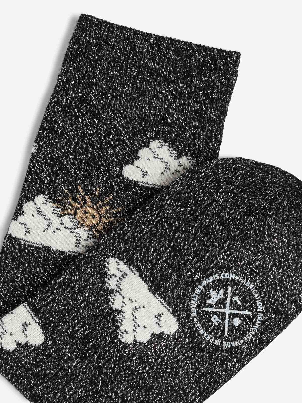 BLAKE NUAGE CHAUSSETTE POUR ELLE NERO - ROYALTIES PARIS