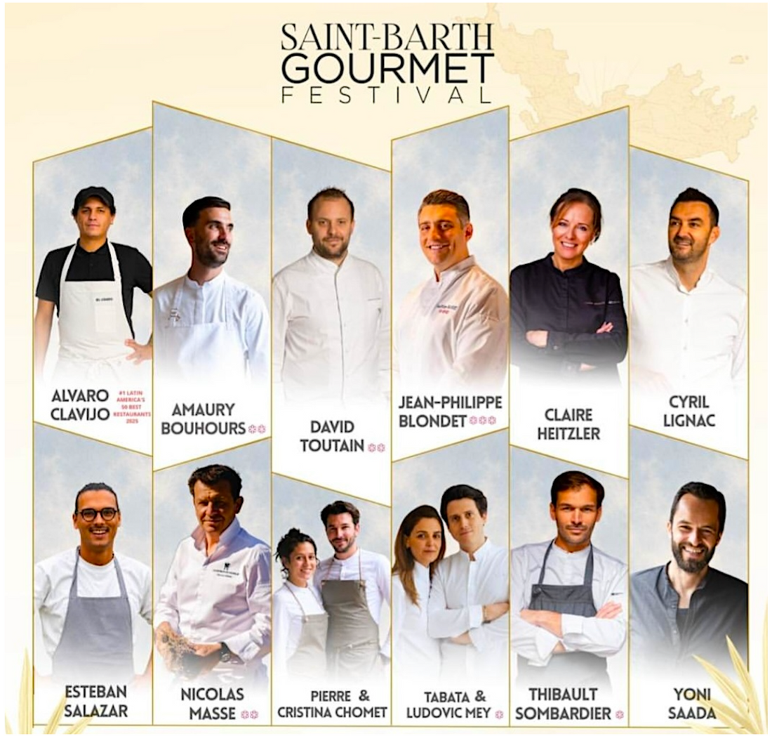 SAINT BARTH GOURMET FESTIVAL 2026 !!