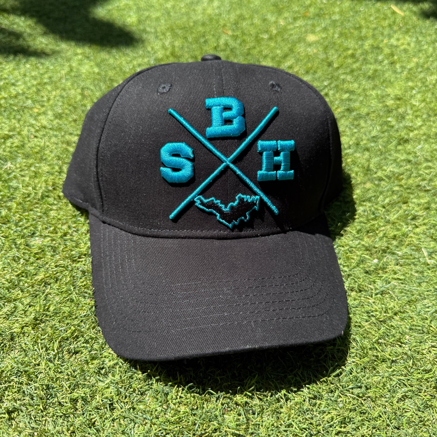 CAP X SBH 3D - BLACK / TURQUOISE - PASHA ST BARTH