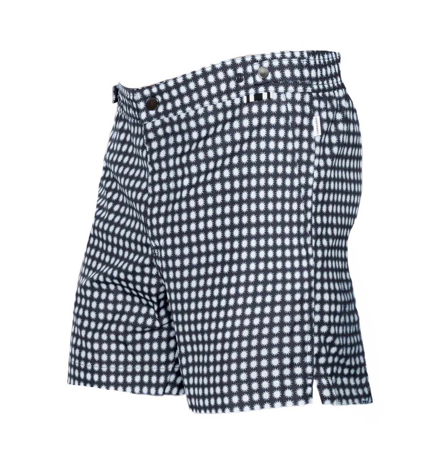 SWIM SHORT IBIZA STAR PRINT BLACK - DANWARD