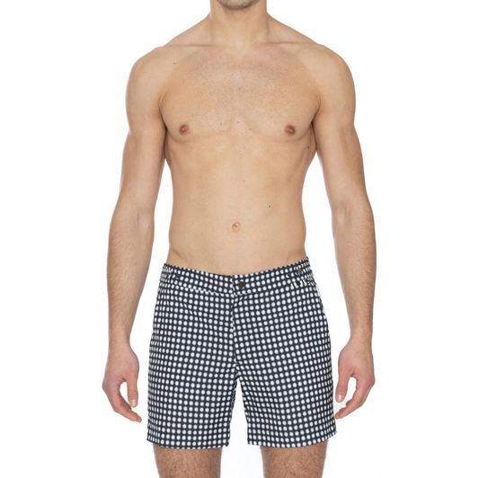 SWIM SHORT IBIZA STAR PRINT BLACK - DANWARD