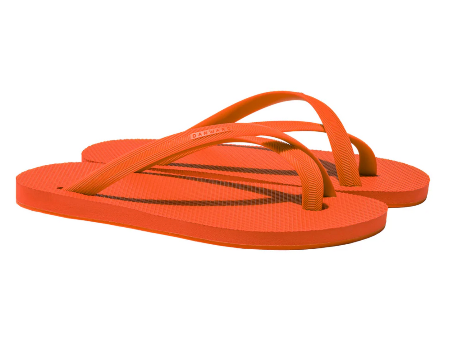 Bi colored Cross toe luxe flip flop MIX COLORS - DANWARD