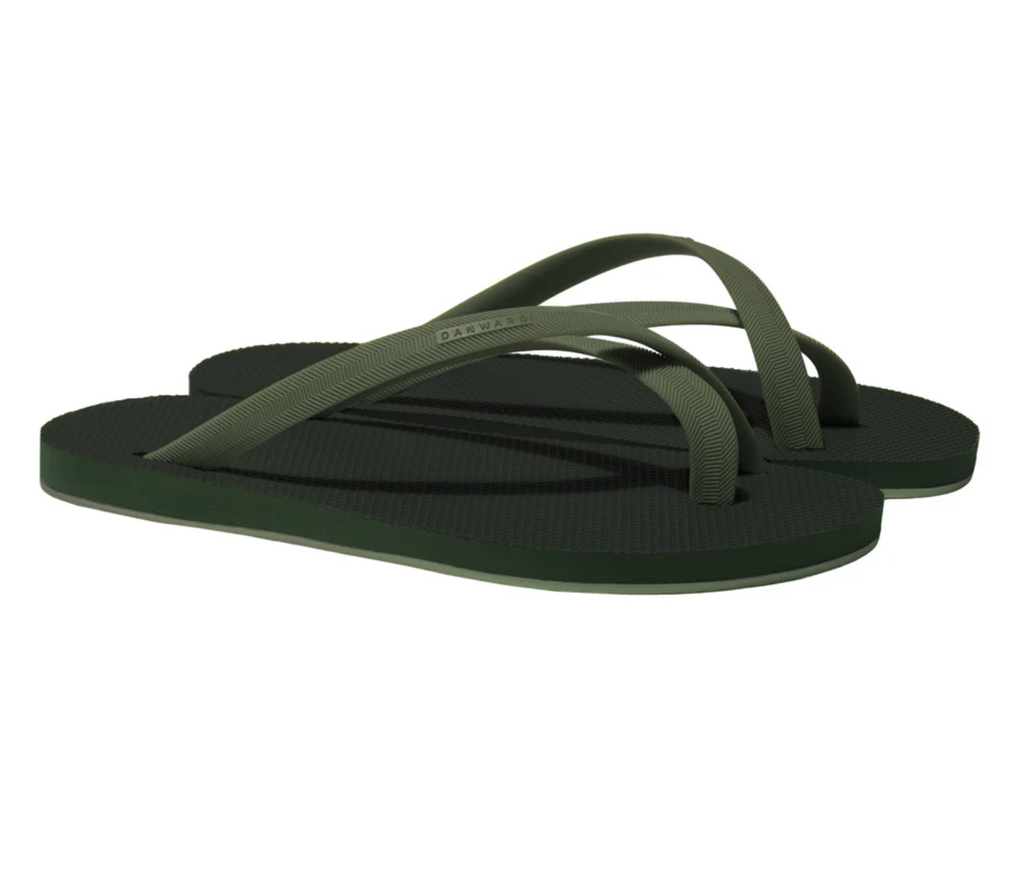 Bi colored Cross toe luxe flip flop MIX COLORS - DANWARD