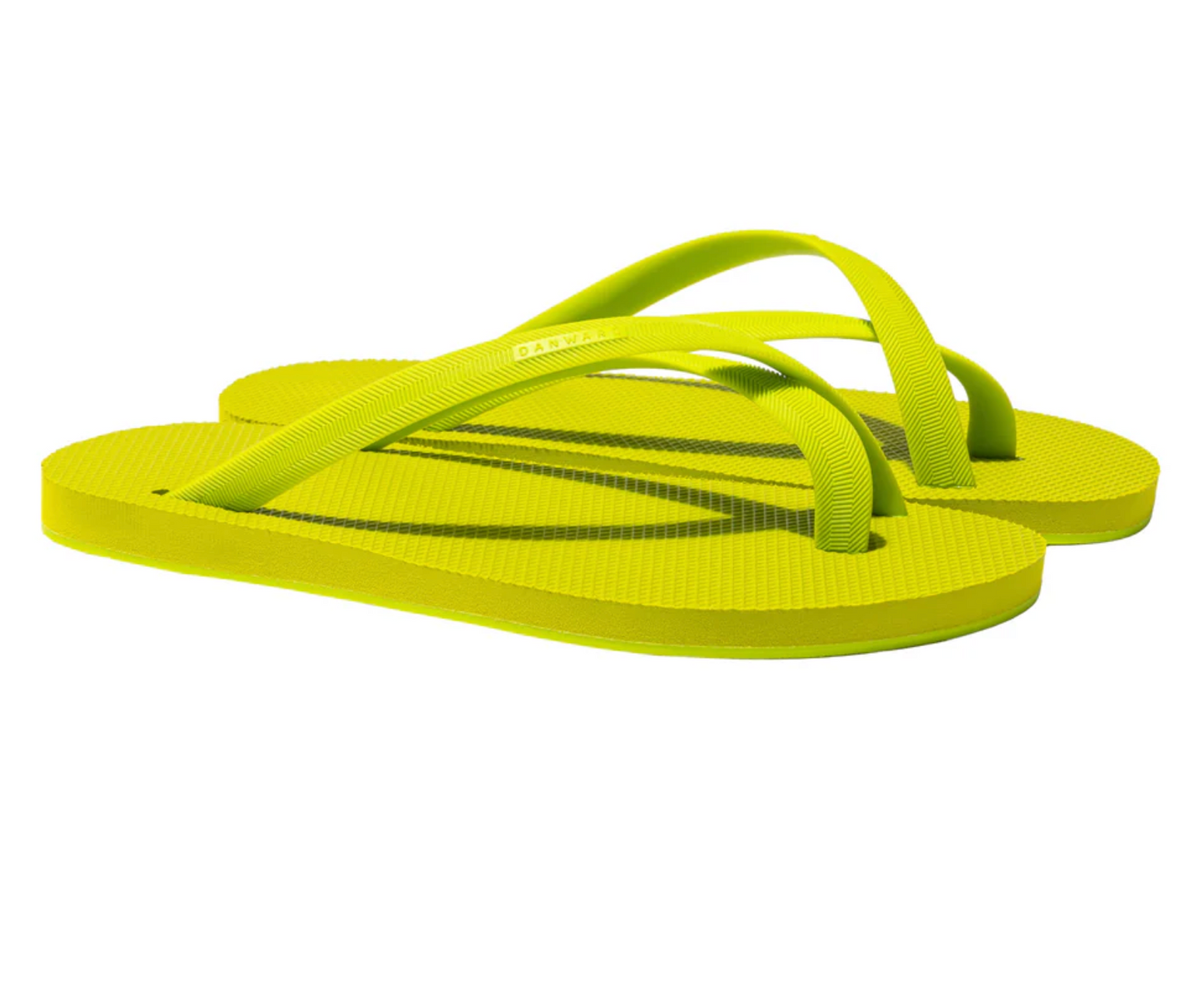 Bi colored Cross toe luxe flip flop MIX COLORS - DANWARD