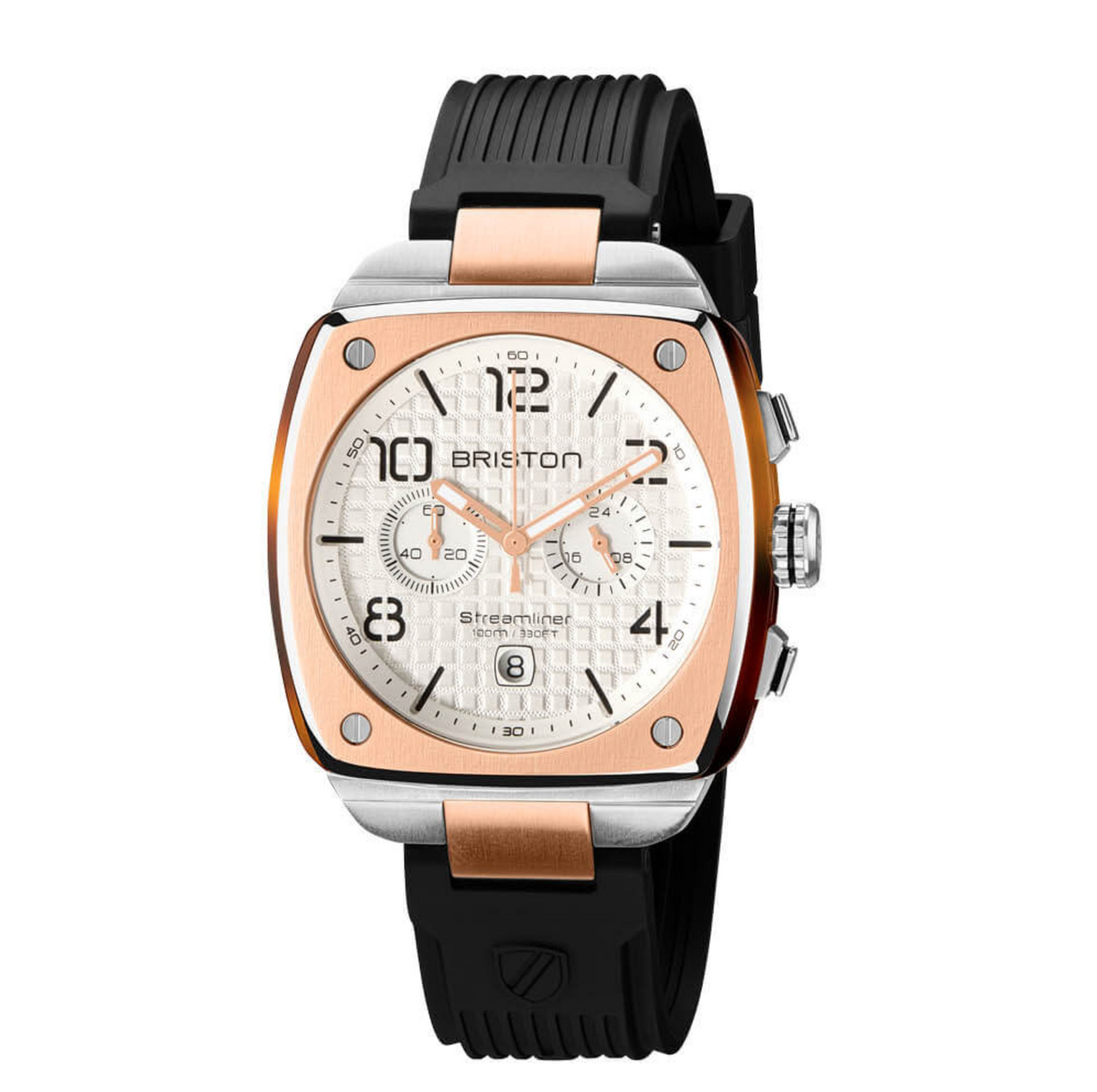 STREAMLINER URBAN TWO-TONE STEEL AND ACETATE 42 – WHITE OR BLACK DIAL 