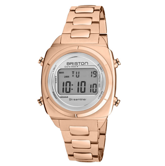 STREAMLINER DIGITAL ACIER – PVD GOLD