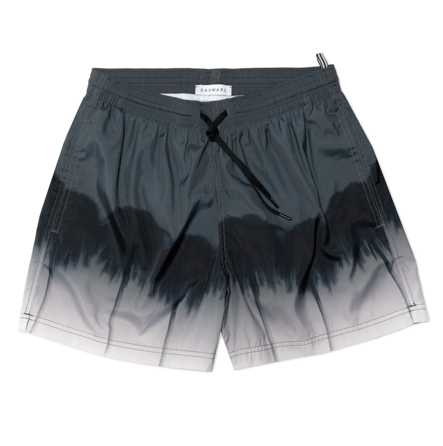 CAPRI SHORTS WEEPING PALM PRINT BLACK