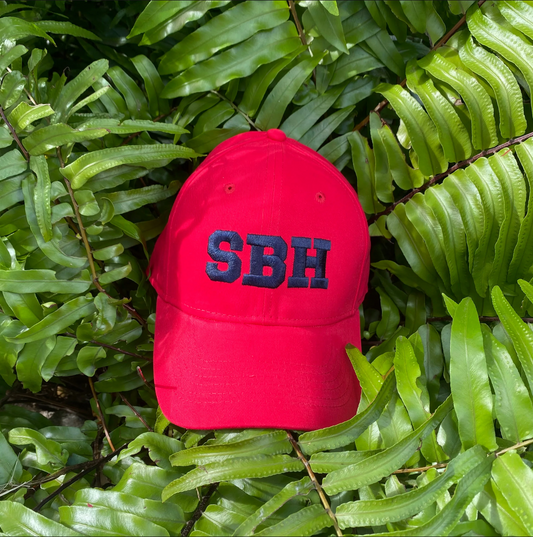 GORRA SBH ROJA/MARINA AJUSTABLE X PASHA ST BARTH