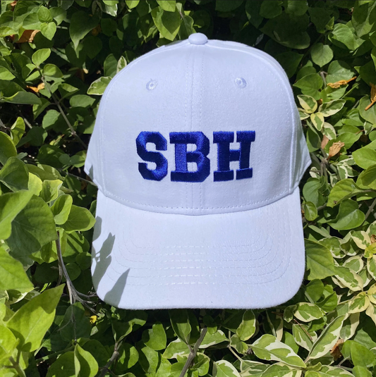 CAP SBH WHITE / ROYAL BLUE ADJUSTABLE
