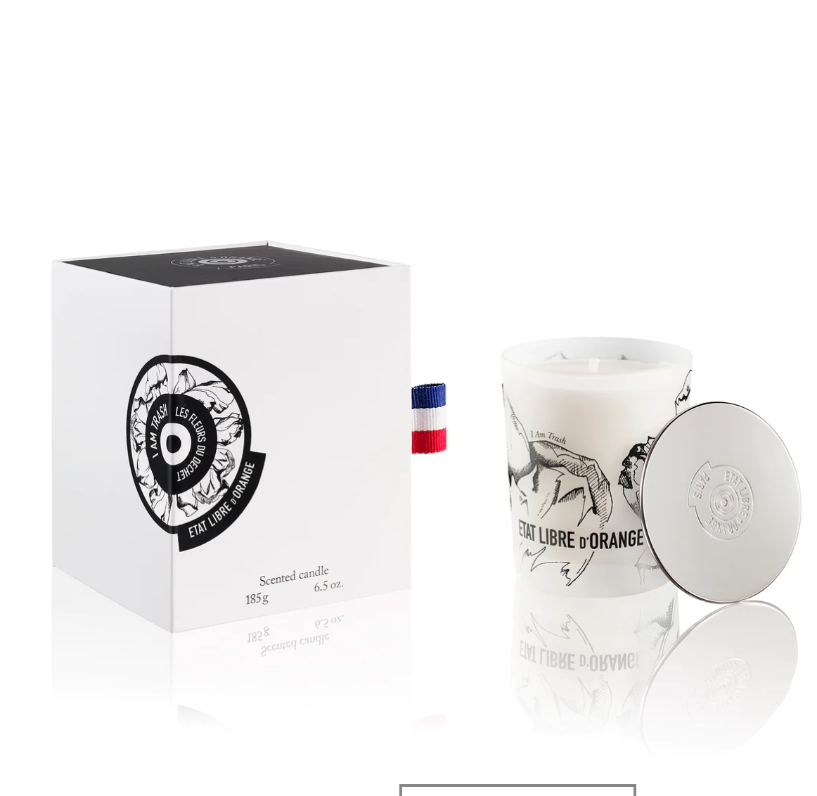 BOUGIE Les fleurs du dechet 185G - ETAT LIBRE D'ORANGE (Paris)