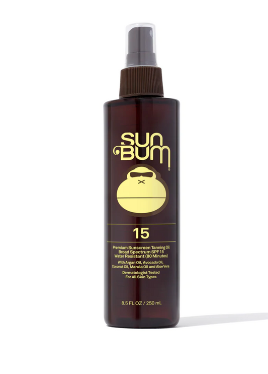 TANNING OIL SPRAY 15SPF SUNBUM