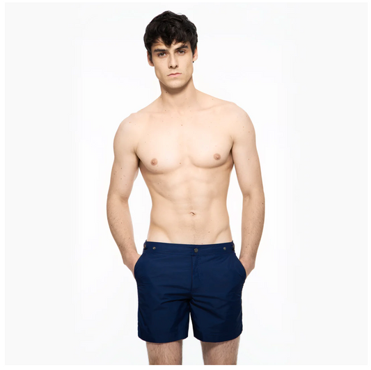 SHORT BAIN BLEU MARINE ELVIO PRINCE & BOND