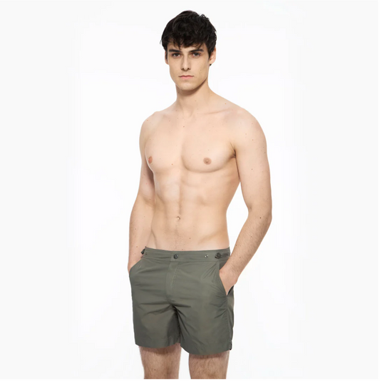 SHORT BAIN BLEU GRIS FONCE ELVIO PRINCE & BOND